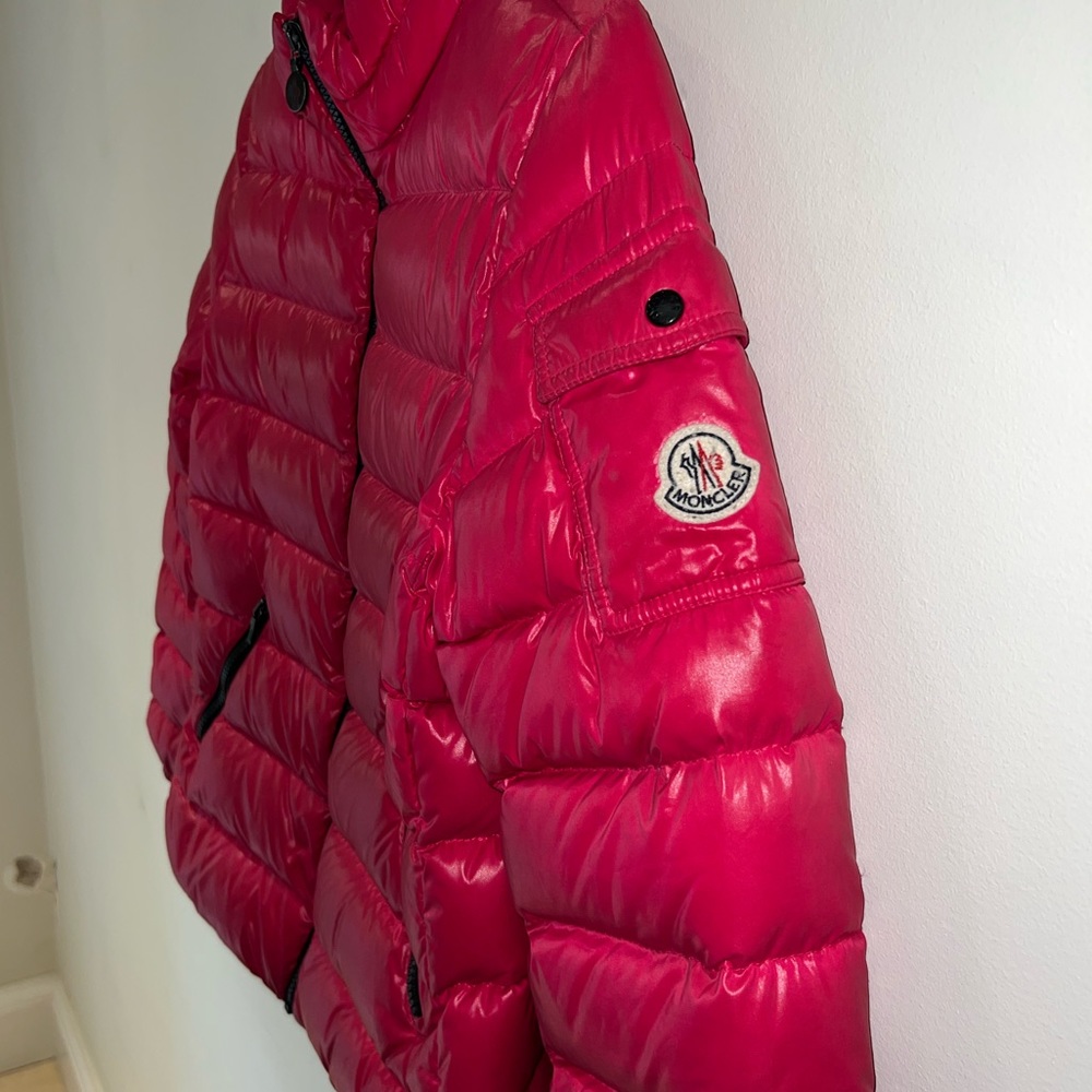 Red Moncler Puffer jacket